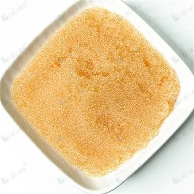 TC007FG نوع ژل درجه مواد غذایی رزین تبادل کاتیونی اسید قوی